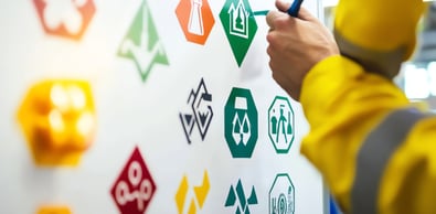 Iconos de seguridad y salud en el trabajo